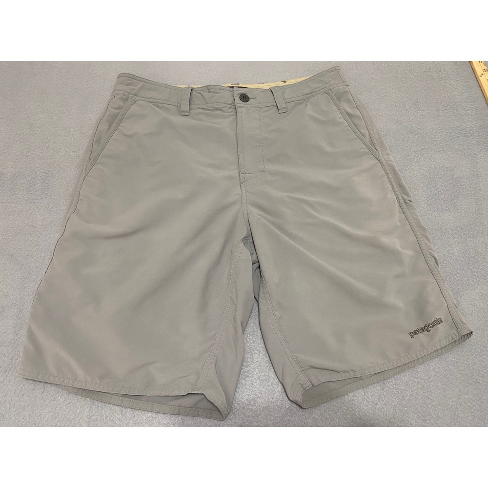Patagonia Mens Stretch Wavefarer‎ Walk Shorts Grey 33 Feather Gray 86641 FA18